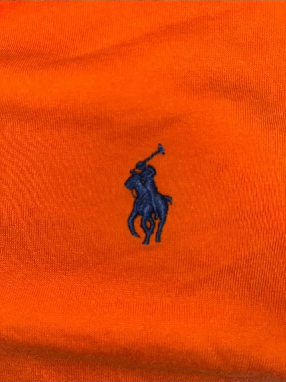 Polo by Ralph Lauren Orange blue pony T shirt Mens M classic fit aloha luau